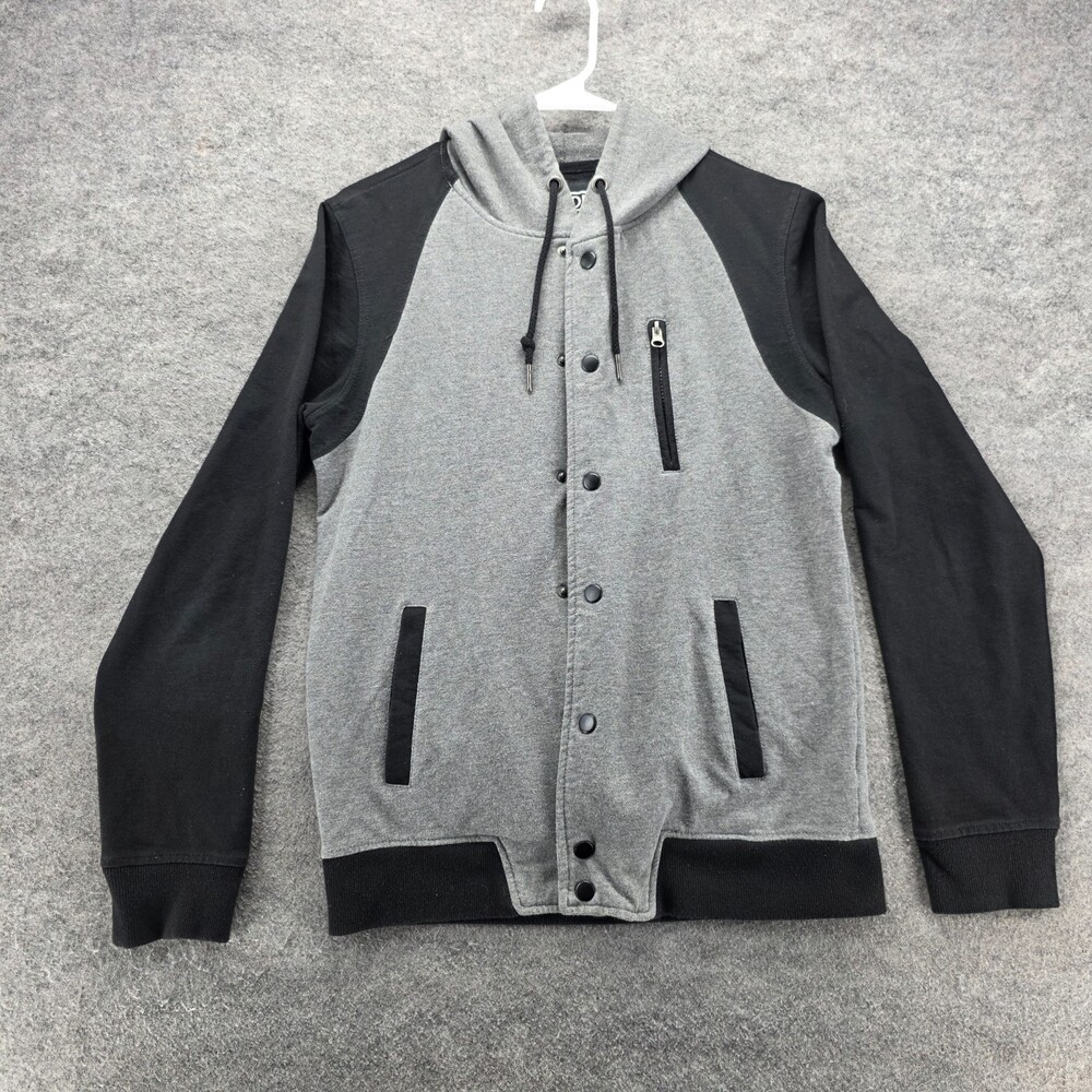 XXX Rude Jacket Womens Small Full Zip Gray